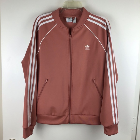 ash pink adidas jacket